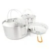 GSI Outdoors Glacier Stainless Troop Cookset 1 GSI Outdoors Glacier Stainless Troop Cookset -Professional Outdoor Camping Equipment Store 68208 h1 f 49398.1626822827
