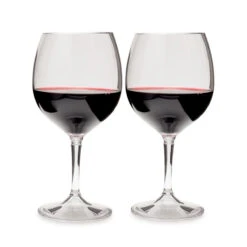 GSI Outdoors Nesting Red Wine Glass Set