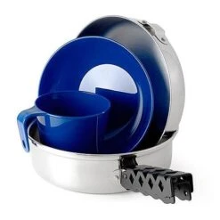 GSI Outdoors Glacier Stainless Steel Mess Kit -Professional Outdoor Camping Equipment Store GSISMK