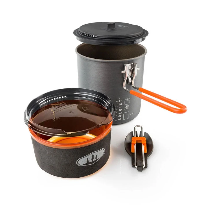 GSI Outdoors Pinnacle Soloist II, One-person Cookset 2 GSI Outdoors Pinnacle Soloist II, One-person Cookset