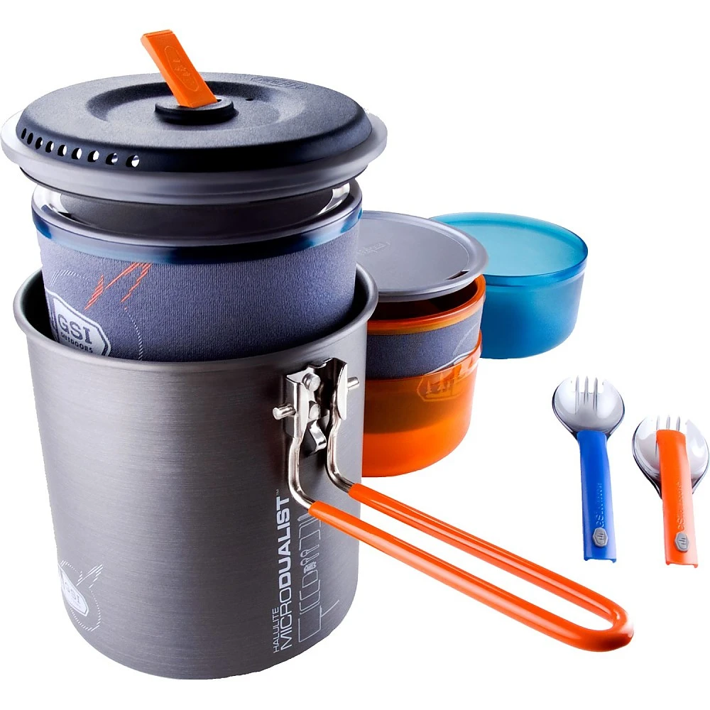 GSI Outdoors Halulite Microdualist Cookset 4 GSI Outdoors Halulite Microdualist Cookset - Image 2